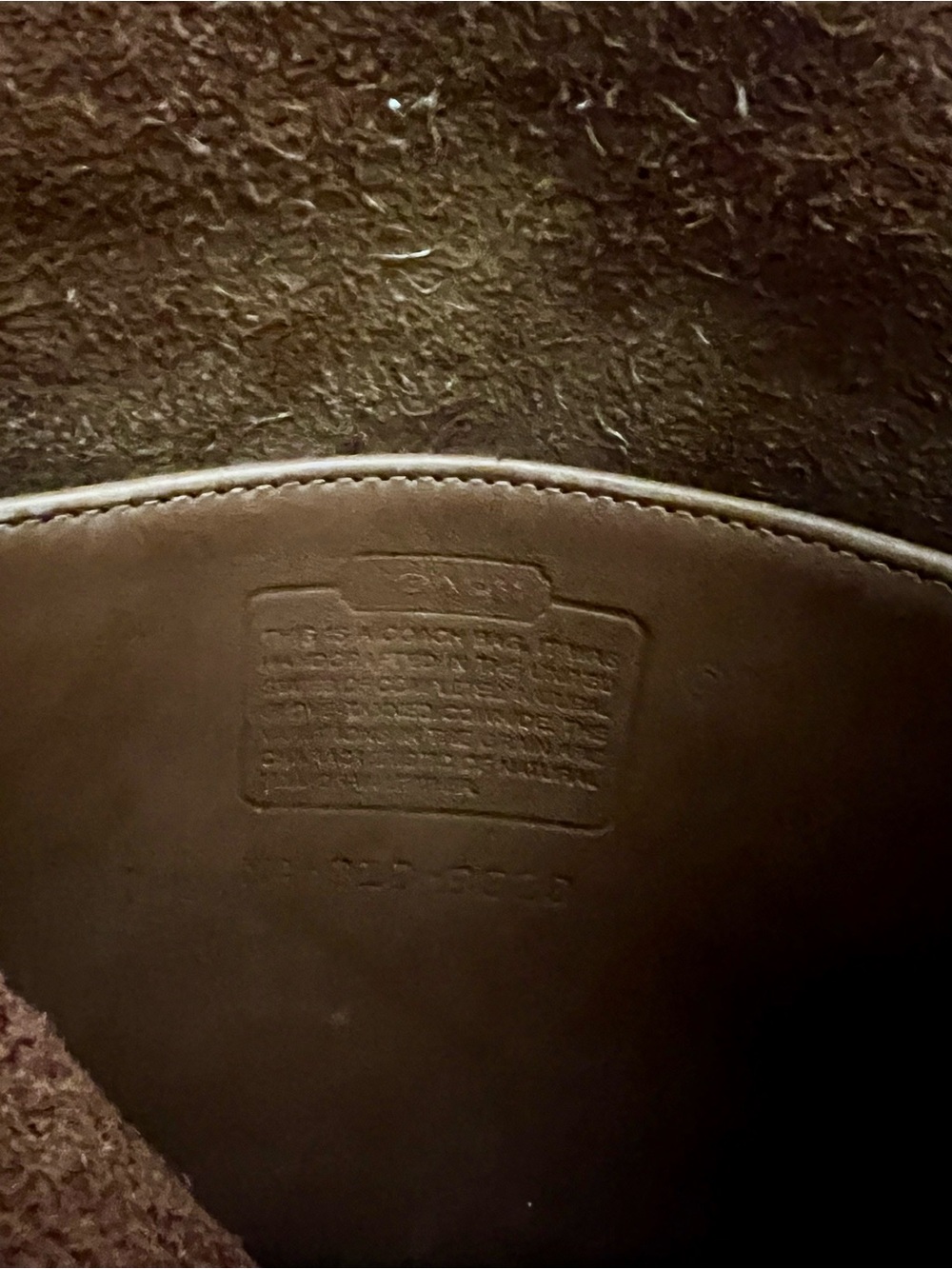 Vintage Classic Brown Leather Coach Bag - Picture 10 of 13